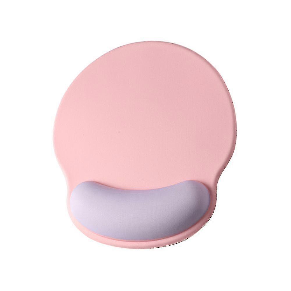 Ergonomic Candy-color Mouse Pad, With Gel Wrist Rest Support, Non-slip For Home Office Working