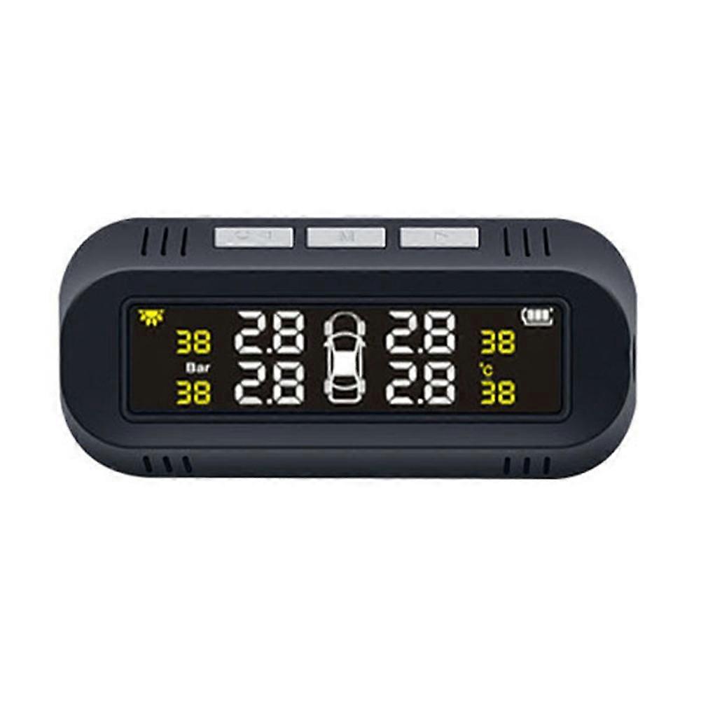Wireless Tire Pressure Monitoring System LCD Display Auto TPMS Tyre Monitors
