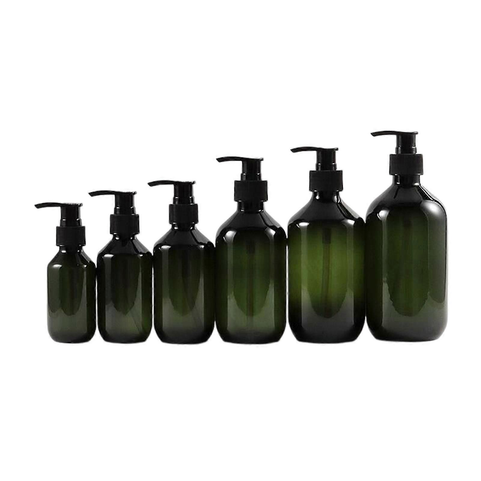 6pcs Empty Shampoo Bottle For Travel Portable Refillable Shampoo Conditioner Dispenser Bottles Home