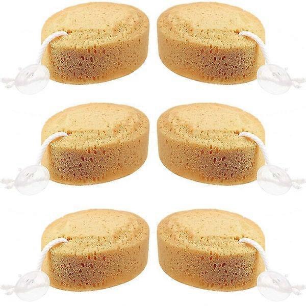 6-Piece Soft Exfoliating Bath Sponge Set