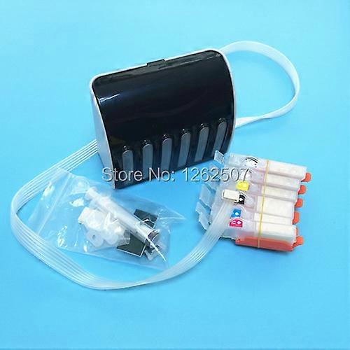 PGI-170 CLI-171 6Colors Ciss Continous Ink Supply System For Canon PIXMA MG7710 TS5010 TS6010 TS8010 TS9010 Printers