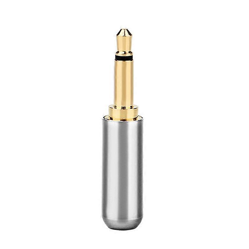 3.5 mm Jack 2 Poles Audio Connector Gold Plated 3.5 Mono Plug Headphone Microphone Earphone Soldering Metal Alloy Adapter