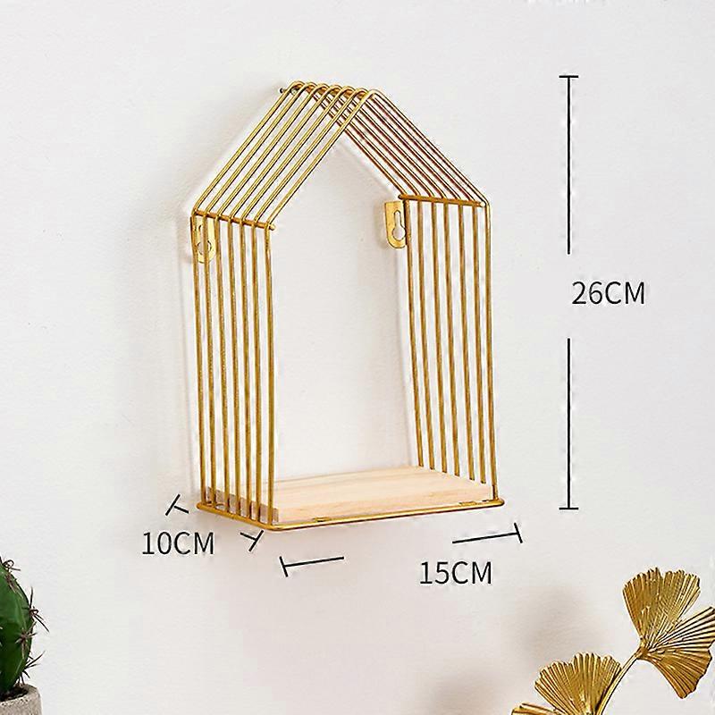 רב תכליתי נורדי אור יוקרה רוח ברזל גיאומטרי קישוט קיר לסלון ביתי חדש