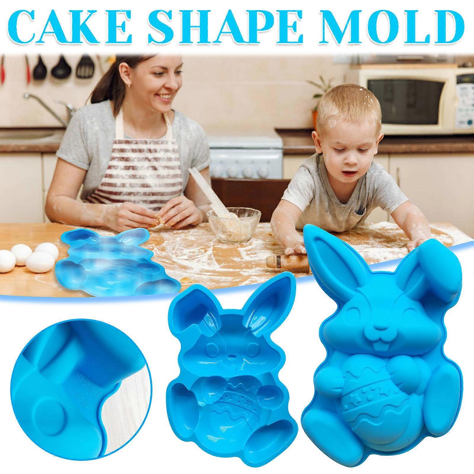 Silicone Bunny Bakeware Easter Cake Mould Bunny DIY Baking Tools