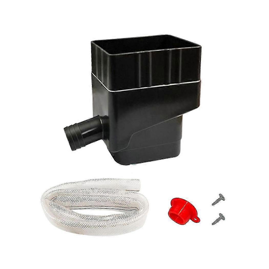 Regnvandsopsamling Nedløbsrør Afleder Regnvandsopsamlingssystem Gårdtagrender Afløb Sort