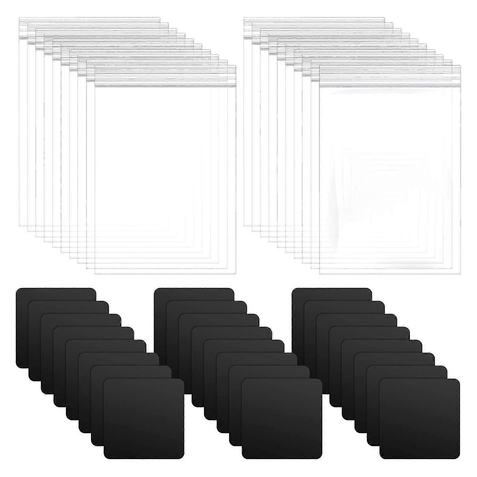 200pcs/set Jewelry Anti-tarnish Paper Tab Strips Self Seal Small Zipper Bag