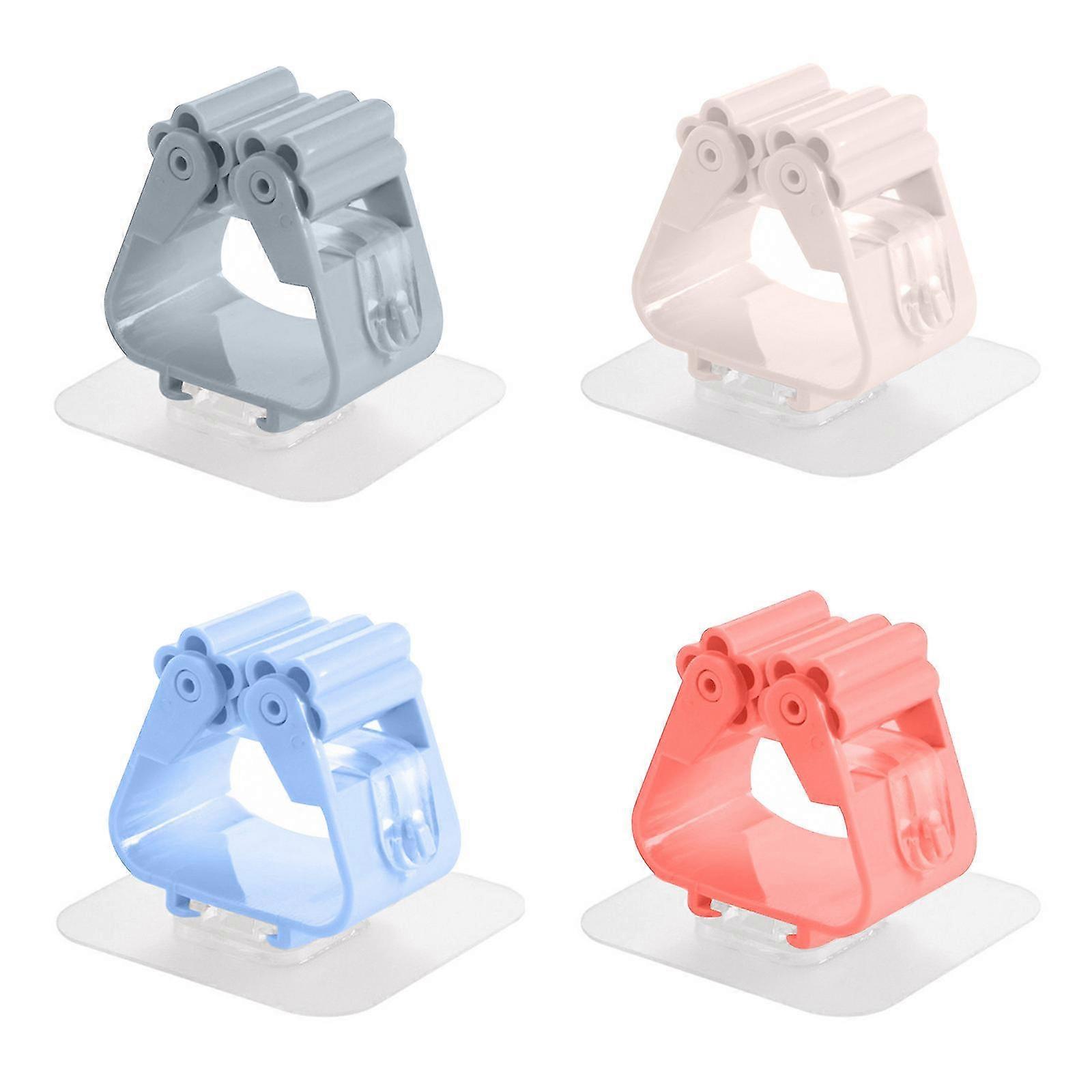 Wall Mounted Mop Organizer Holder Brush Mop Hanger Storage Rack Kitchen Tool