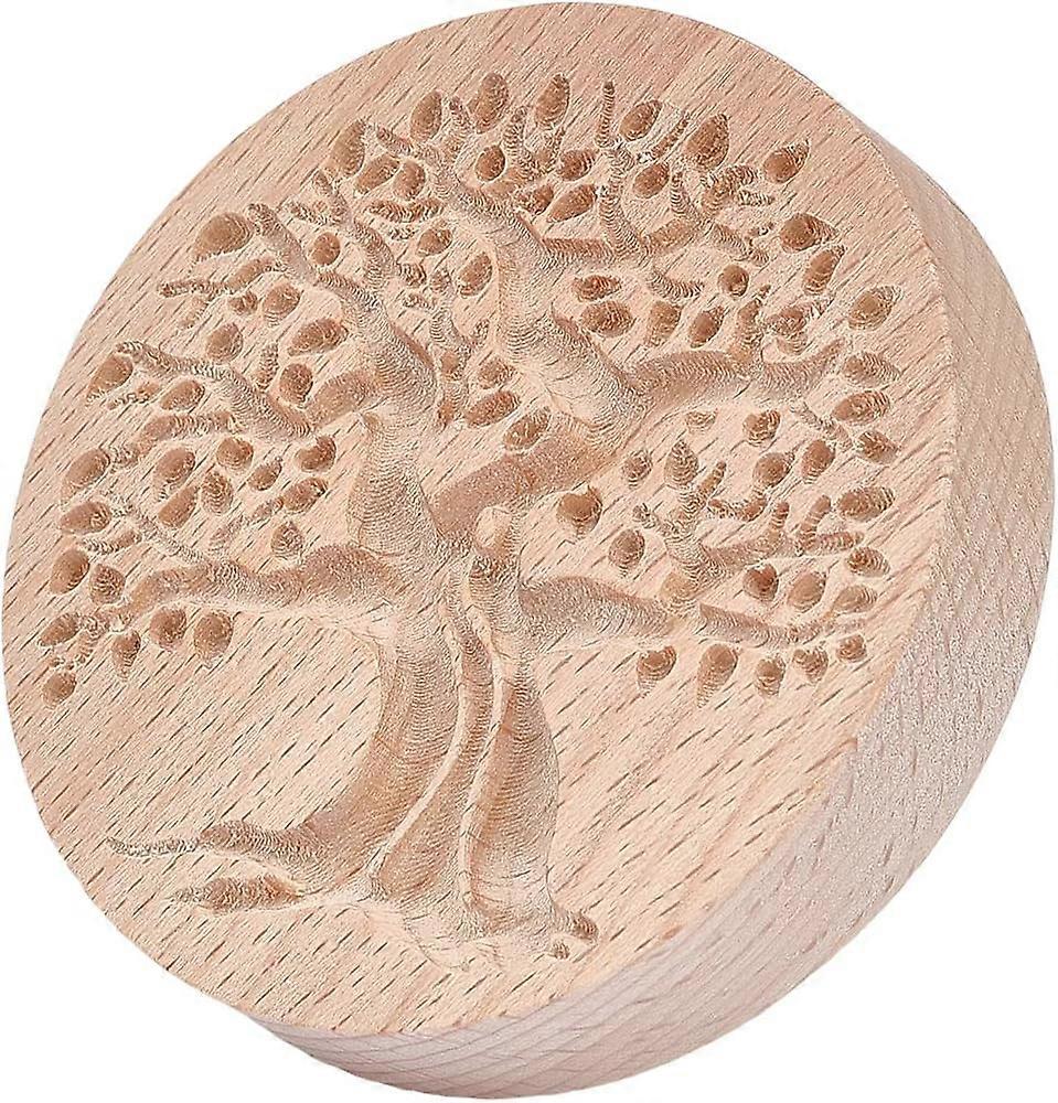 Tree of Life Pattern Wooden Clay Stamp for DIY Creation Clay Tool Clay Pottery Tool
