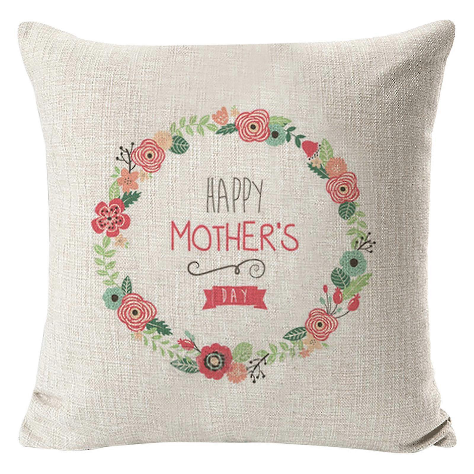 Letter Pattern Throw Pillow Sofa Throw Pillow Cushion Pillow Case