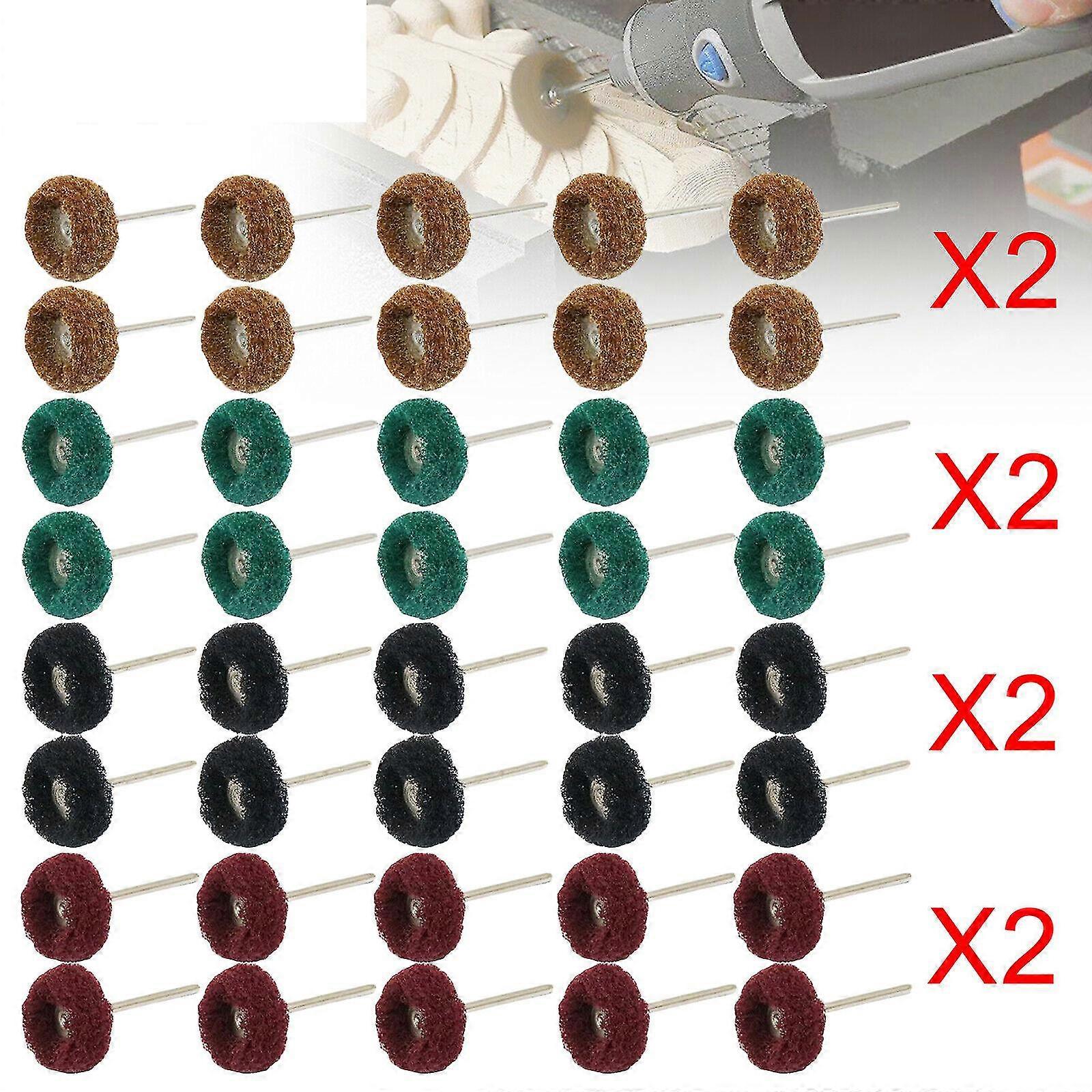 Abrasive Wheel Buffing Polishing Pad Kit Grinding Dremel Rotary Tool