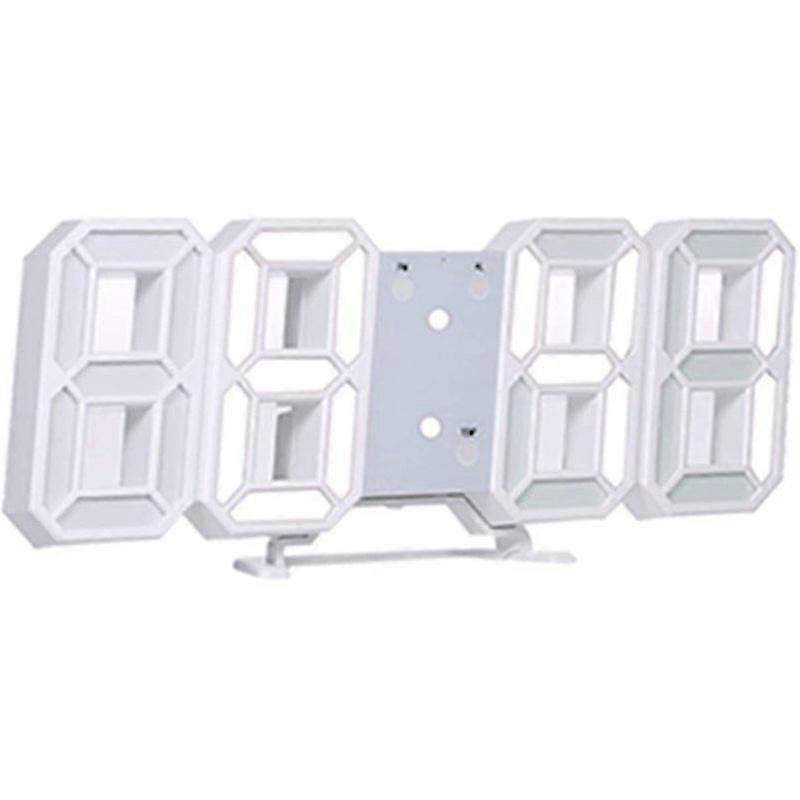 Digital Clock Large Digits, Large Led Table & Wall Clock, Segment Digits, Dimmable, Alarm Clock, 21.5 Cm (digital Clock For Setting Up)
