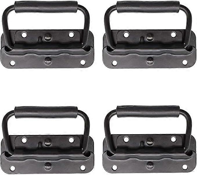 4pcs flightcase handle, tool box spring handle, pull spring folding handle