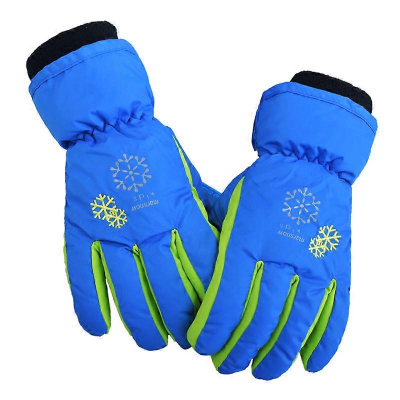 Ski gloves windproof and waterproof children's ski gloves