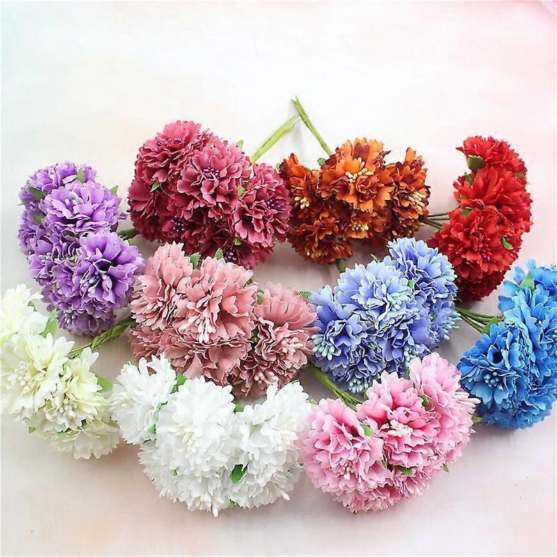 11pcs Artificial Flower Bouquet    Silk