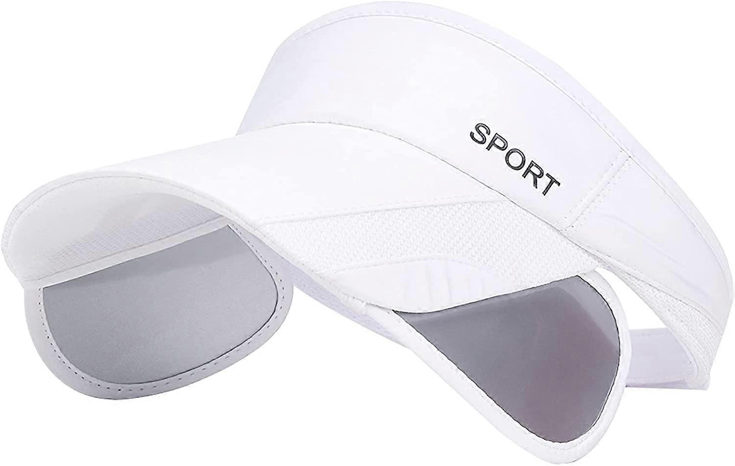 Sun Visor Hats Women Baseball Cap Quick Drying Hat,White