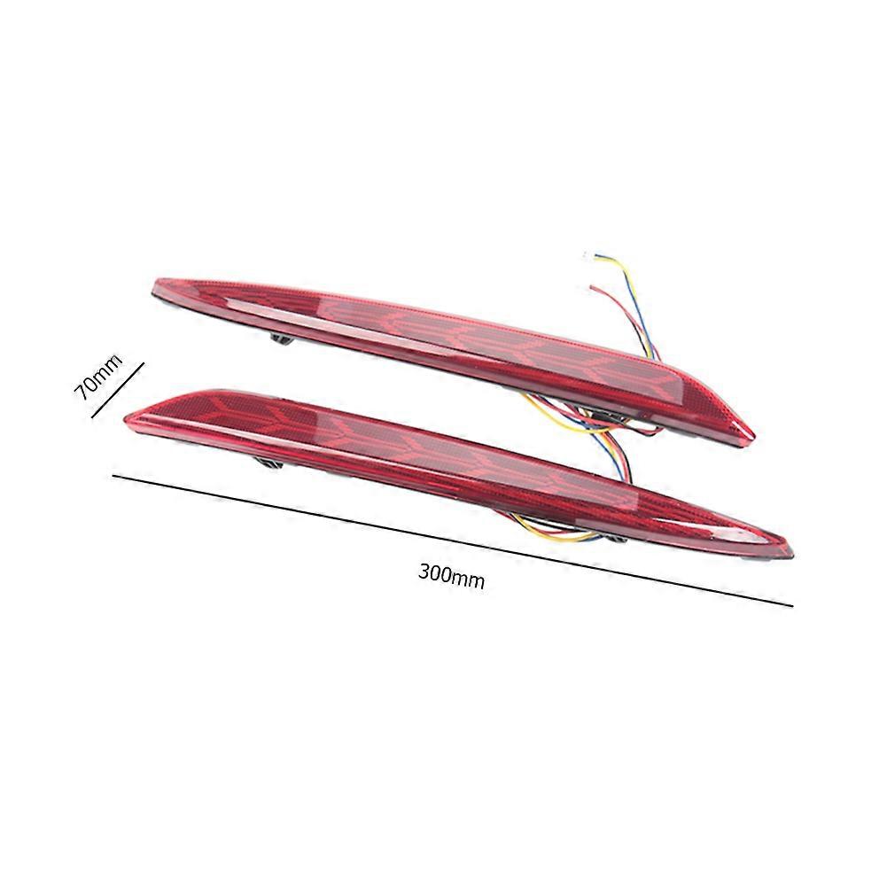 2Pcs/Lot Car LED Fog Light Replacement Auto Tail Lamp Vehicle Warning Taillight Reflector LED Bumper Lights