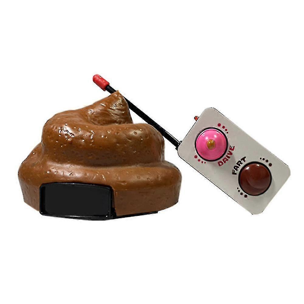 Remote Control Poop Car Toy With Spinning And Farting Action 49mhz