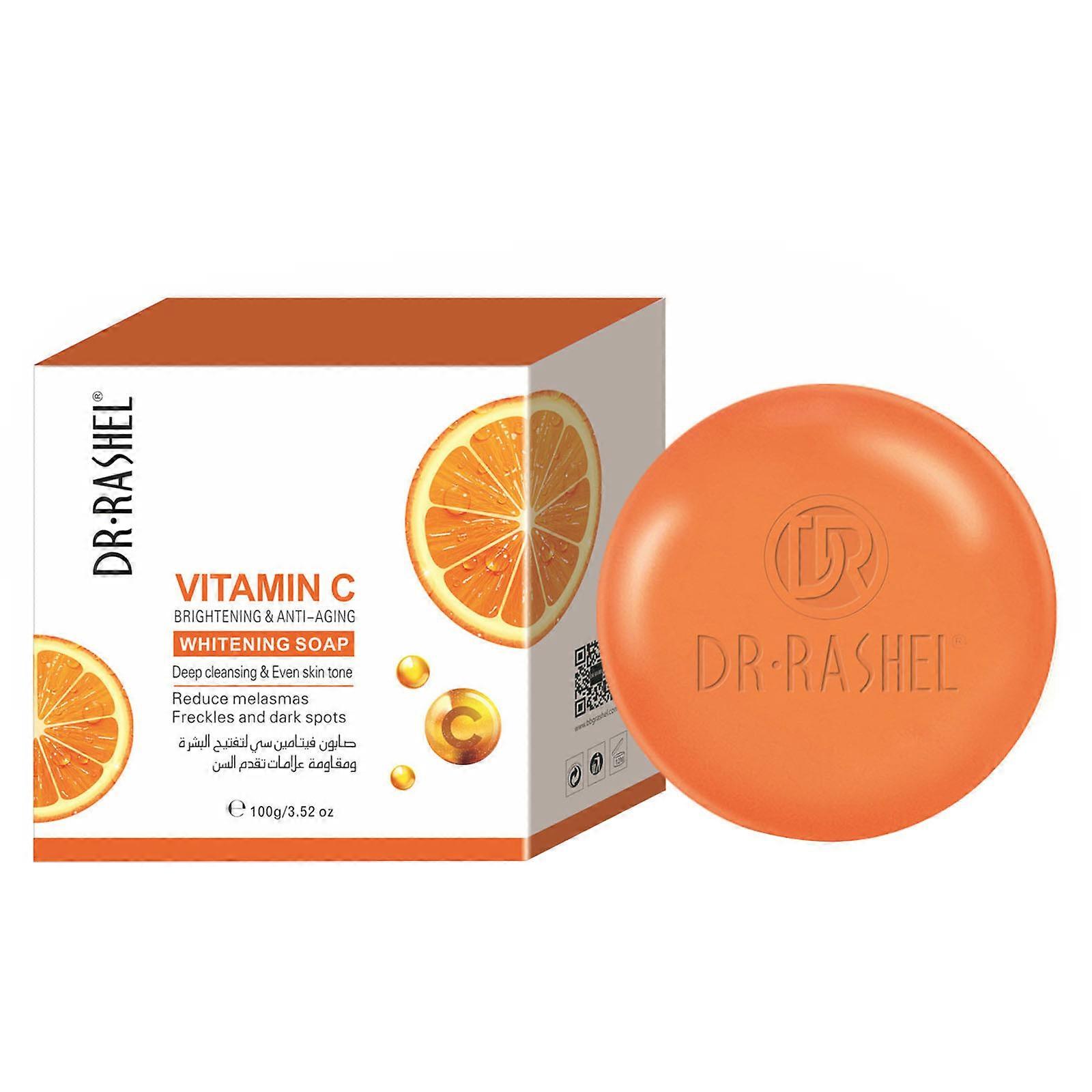 Zeep Vit C Whitening Zeep, Natuurlijke Zeep met Vit C, voor Gezicht & Lichaam Exfoliëren Hydraterende Whitening Zorg, Natuurlijke Zeep Met Vit C_c24070564