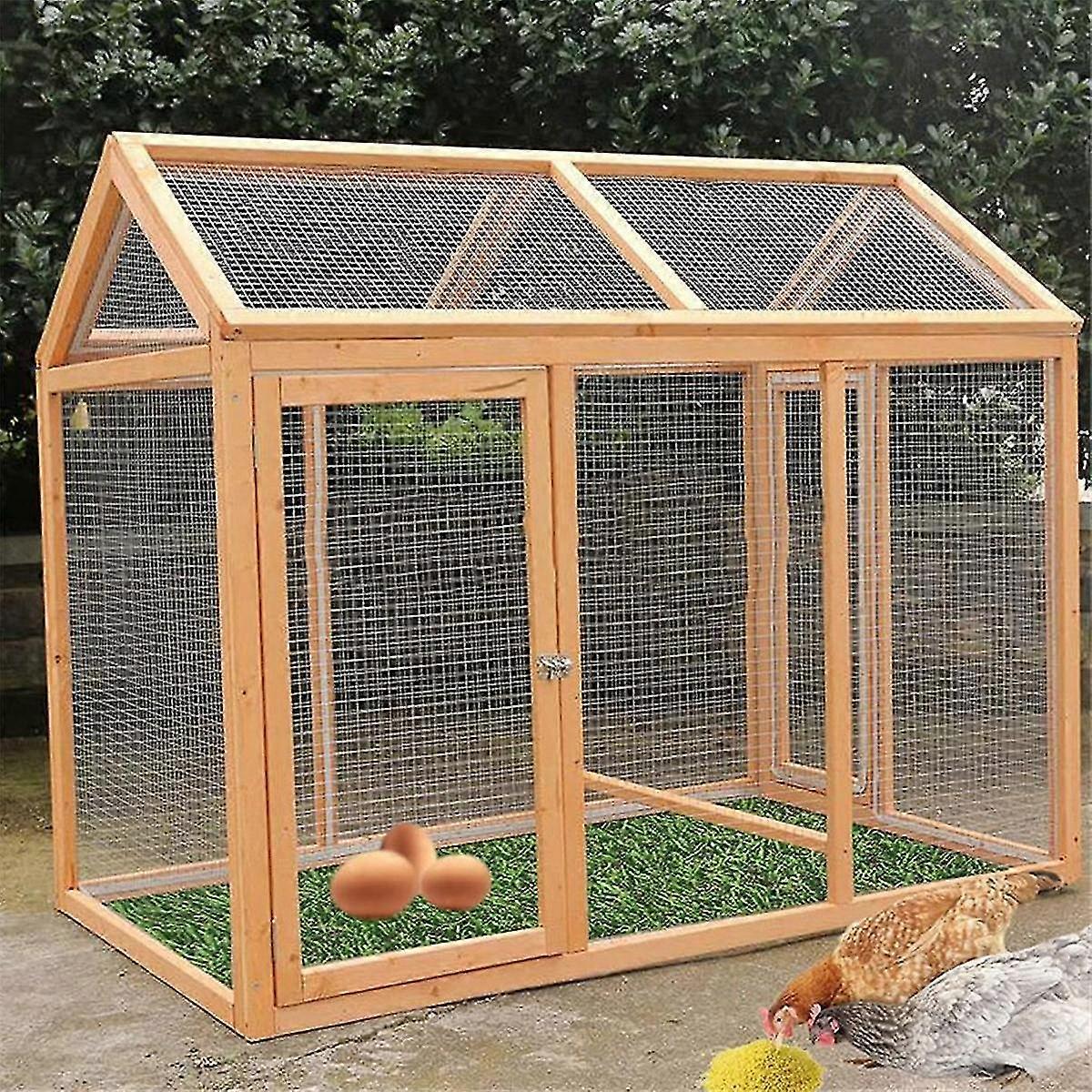8pcs Chicken Nesting Pads-12x12 Inch, Thicken Artificia Grass Nesting Box Liners Pads Reusable Laying Eggs Bedding
