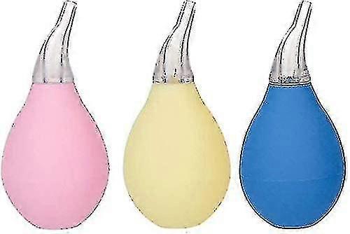 3pcs Premium Nasal Aspirator For Baby Clear Nasal Mucus Remove
