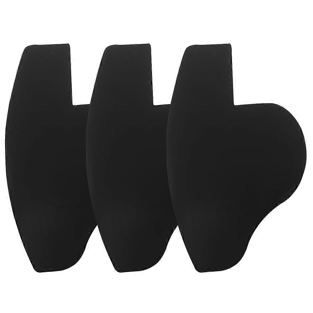 3pcsメンズビアードテンプレートビアードシェーピングツールヘアラインデザインカードヘアファイバースプレー用