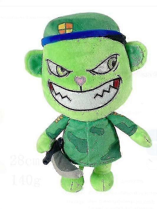 11 "Happy Tree Freunde Htf Flippy Fliqpy Gefüllte Puppe Anime Plüsch Spielzeug Puppe Geschenk L