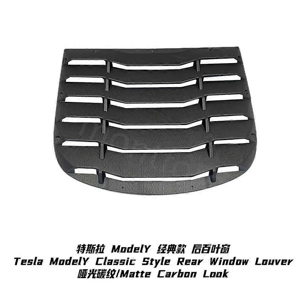 For Tesla Model Y 2021 1pcs car rear window sun visor sun visor spoiler trim auto tuning accessory