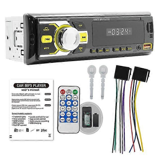 D3108 Car Radio Stereo Player Digital Bluetooth Car MP3 Player FM Radio Stereo Audio Music USB/SD with In Dash AUX Input