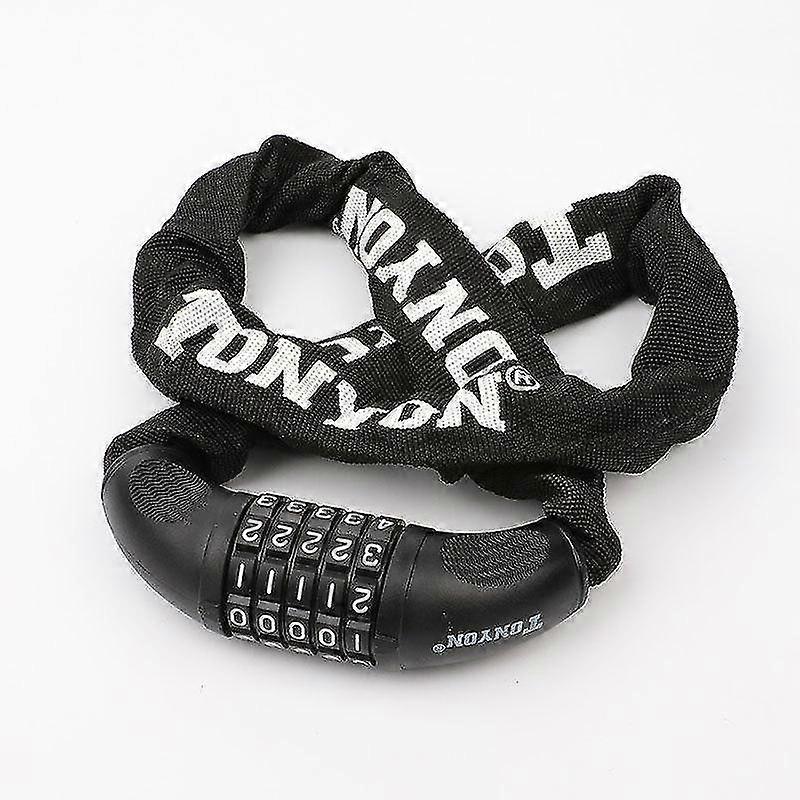 Bicycle chain lock Bicycle, motorcycle, door 5-digit combination code bicycle chain lock