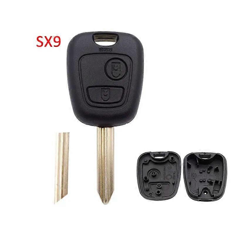 2Button Car Key Shell Case Fob for Peugeot 206 Partner Expert Boxer for Citroen C3 C2 HU83 VA2 SX9 NE73 NE78 Blade Key Key Blanks