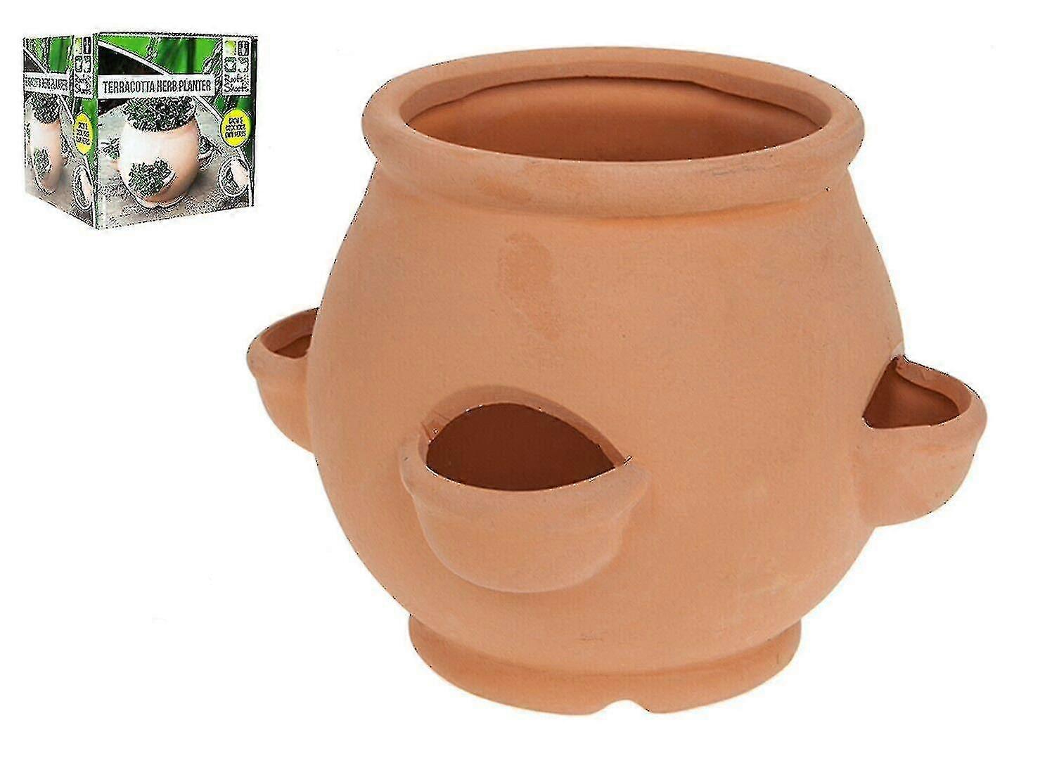 Liten terrakotta urtepotte