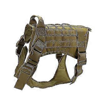 Tactical Dog Harness 1000d Nylon Handle Adjustable Training Waterproof Outdoor Pet Dog Harness Chest Strap