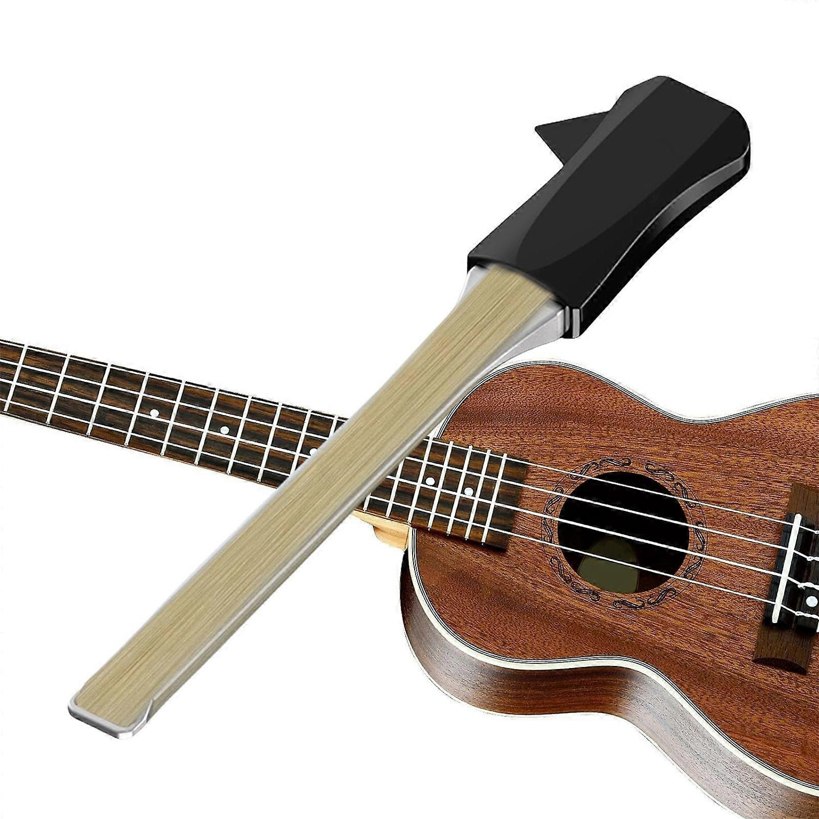 Guitar Picks, Double Sided Guitar Bow with Built-in Pick, Horsetail Guitar Accessory, Dual Purpose Plucked String Tools