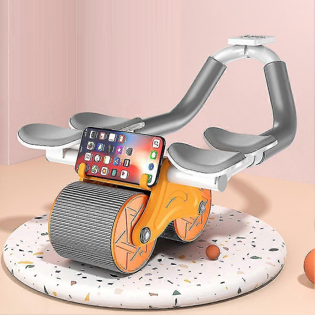 Automatic Rebound Elbow Support Abdominal Wheel Muscles Bodybuilding Slimming Tool For Arm Waist Leg-ZZY