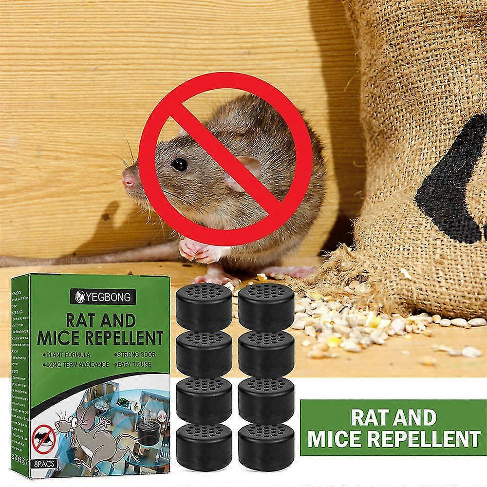 8pcs Rat Mouse Repellent Pill Repellent Peppermint Oil Mice Rodent Pest Control