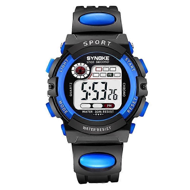 SYNOKE 99269 Children Digital Watch, Colour: Small (Blue) Blue