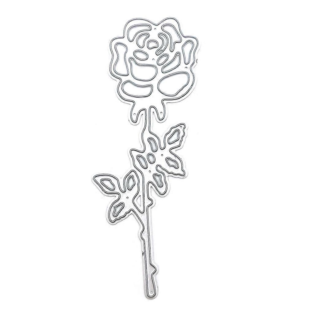Rose Pattern Cutting Dies Embossing Stencil Template for DIY Paper Craft