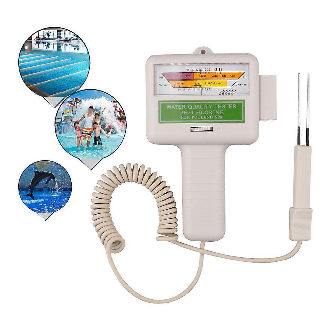 PH Tester Chlorine Level Tester Water Quality Measurement Spa Pool Control Controller