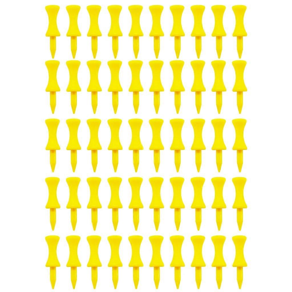  50Pcs Golf-Tees Step Down Plastic Unbreakable Reusable Bulk Professional Height