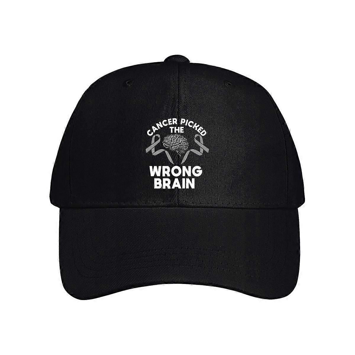 Cancer Picked The Wrong Brain Baseball Cap