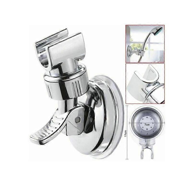 Wall Mounted Suction Bracket Bathroom Shower Head Handset Holder Abs