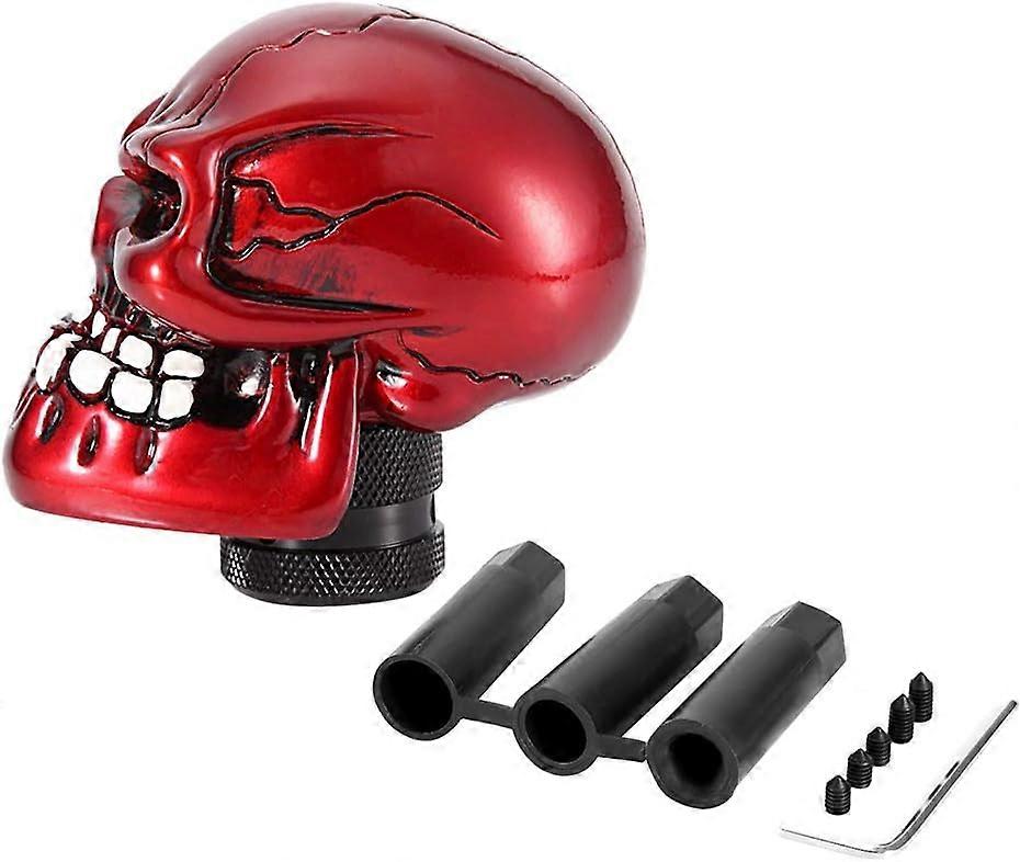 Universal Skull Gear Shift Knob (Red), Universal Car Bone Conversion Gear Shift Knob