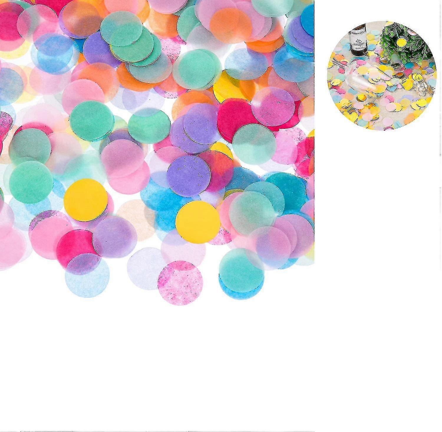 1 "متعدد الألوان جولة قصاصات، حزمة من 20