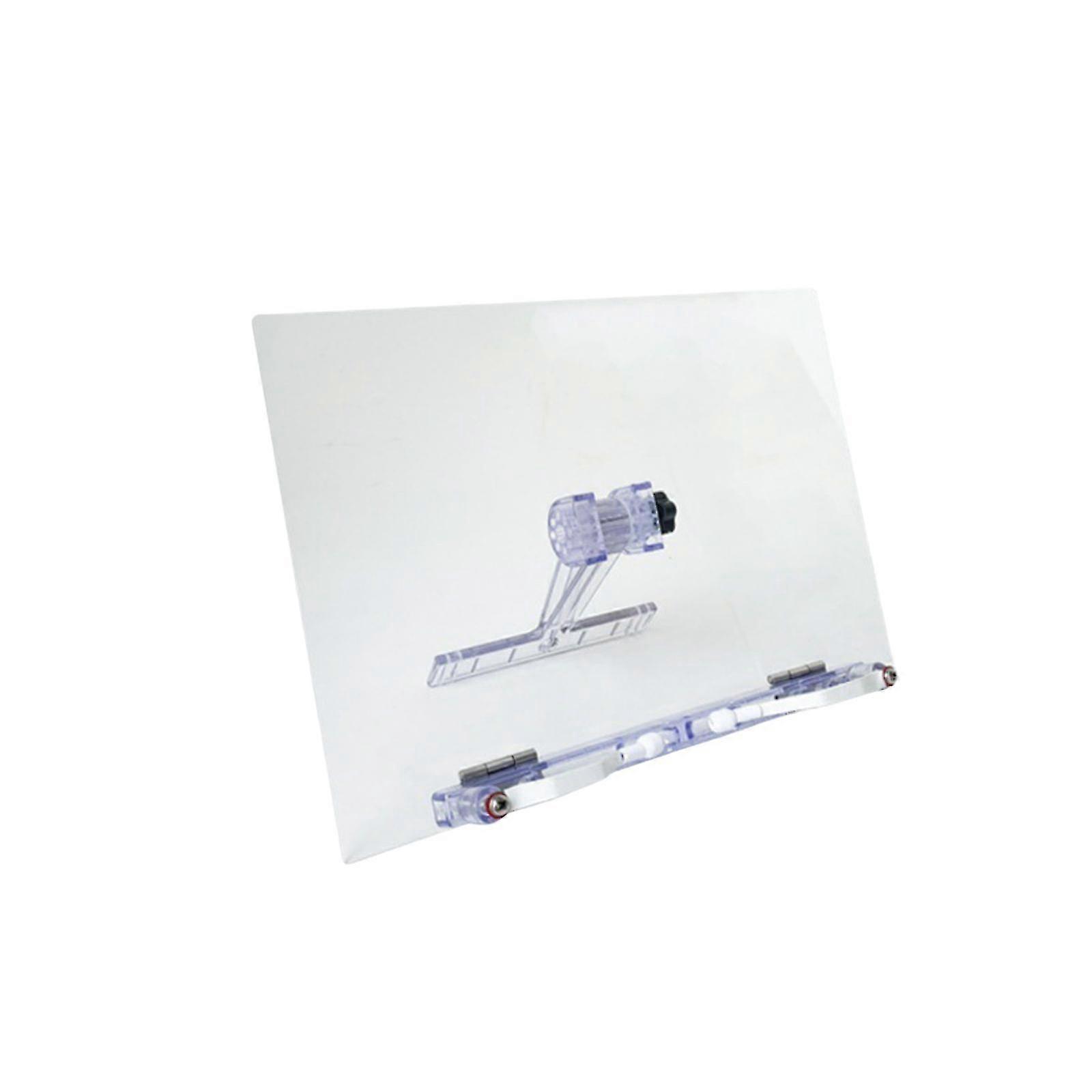 Transparent Acrylic Reading Bookshelf Stand Desk Book Storage