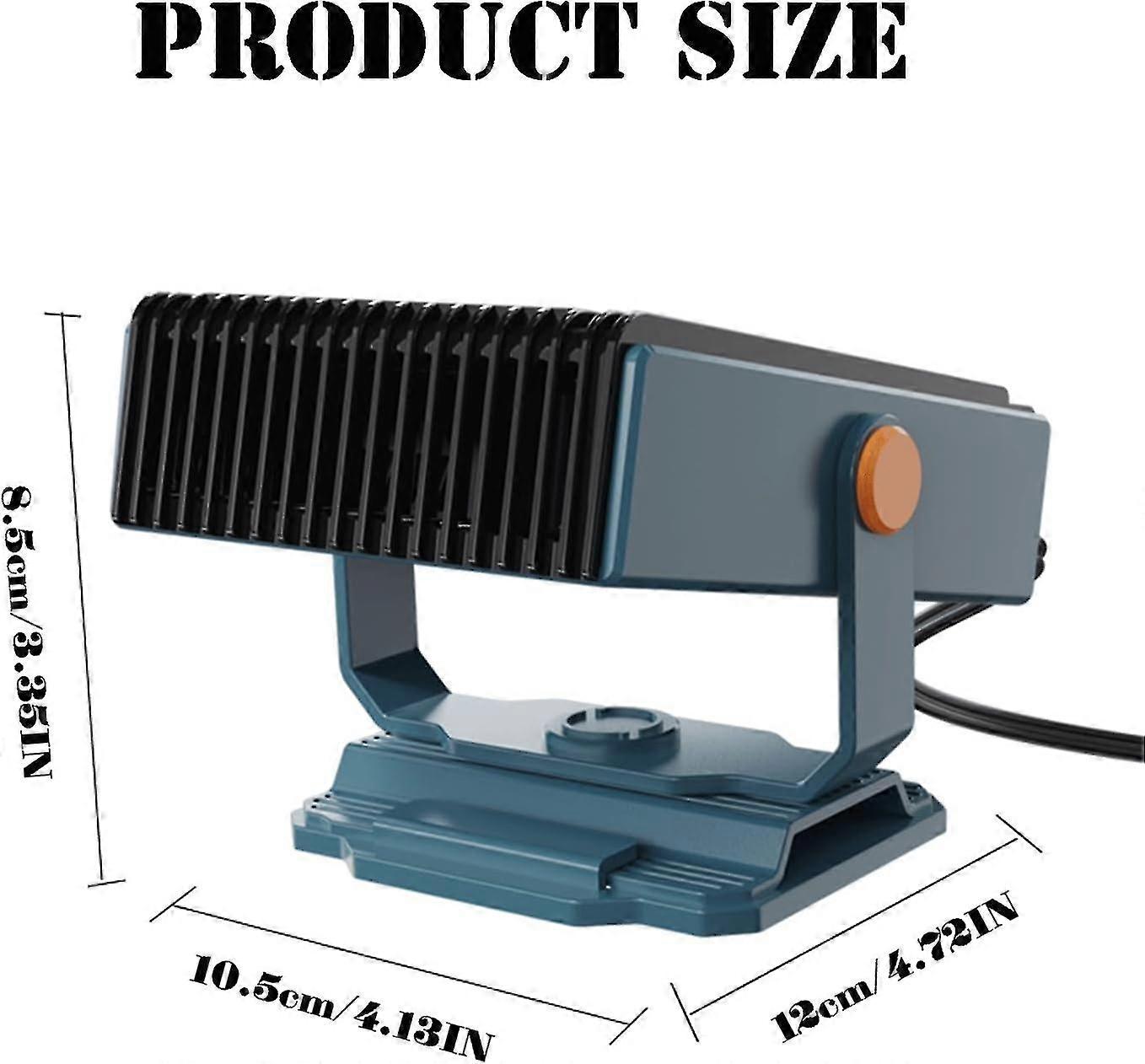 Nircho Chauffage De Voiture Portable 12 V Avec Prise Allume-cigare