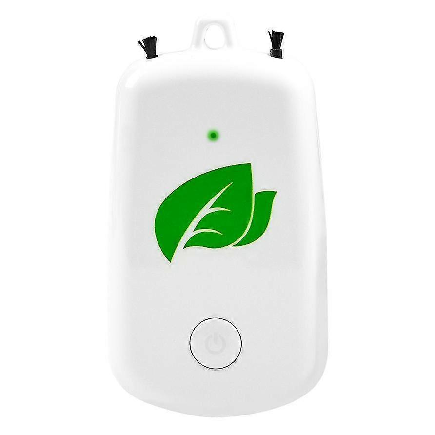 Car Oxygen Bar, Usb Rechargeable Negative Ion Air Purifier White