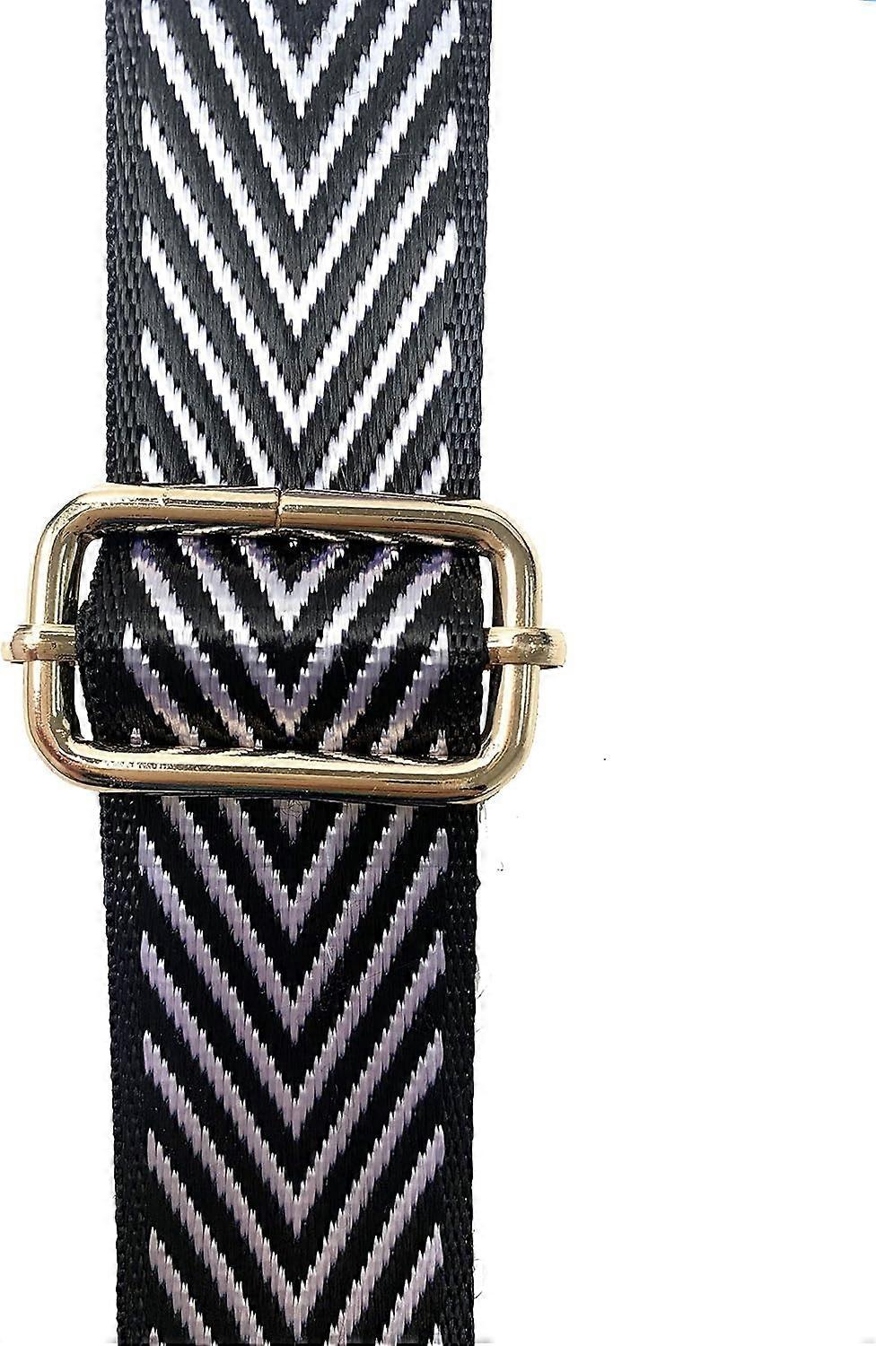 Correa Ajustable Para Bolso De Mujer - Ancho 3.8 Cm, Longitud 80-130 Cm, Con Mosquetón, Estilo Boho Chic