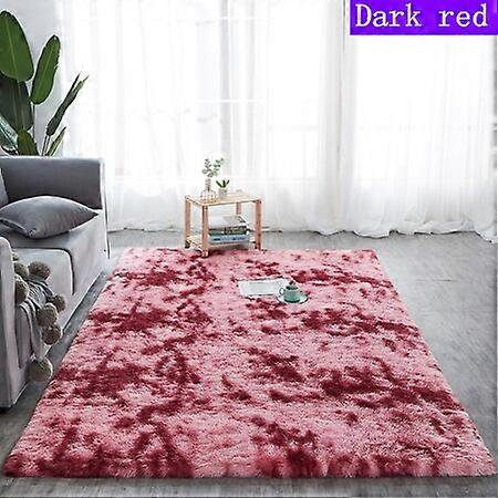 Cele mai noi Gradient Carpet Tie-colorant Mercerizing Pluș covoare moi pentru living dormitor anti-alunecare podea Mats de absorbție a apei covor