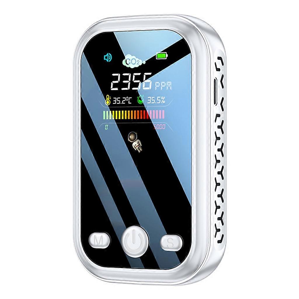 CO2 Detector Household Air-Quality Detector CO2-Monitor LCD-Display Backlights
