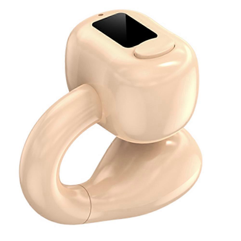 Display Digital Power Clip-on Wireless Single Earphone Small Low Noise Portable Headset For Workout Walking